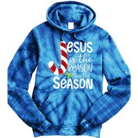 God Jesus Christ Is Reason For The Christmas Season Holiday Gift Tie Dye Hoodie