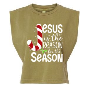 God Jesus Christ Is Reason For The Christmas Season Holiday Gift Garment-Dyed Women's Muscle Tee