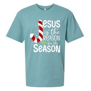 God Jesus Christ Is Reason For The Christmas Season Holiday Gift Sueded Cloud Jersey T-Shirt