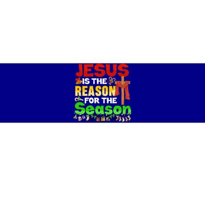 God Jesus Christ Is Reason For The Christmas Season Great Gift Bumper Sticker