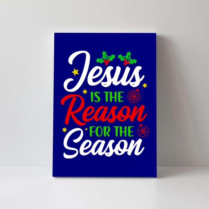 God Jesus Christ Is Reason For The Christmas Season Xmas Gift Canvas