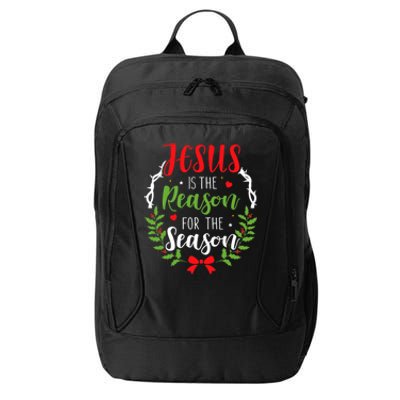 God Jesus Christ Is Reason For The Season Christmas Funny Gift City Backpack