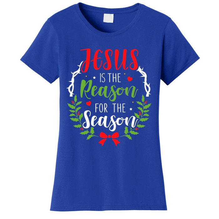 God Jesus Christ Is Reason For The Season Christmas Funny Gift Women's T-Shirt