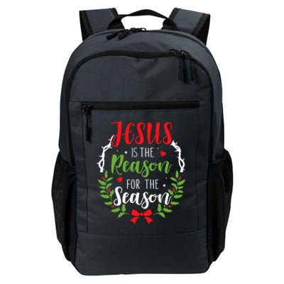 God Jesus Christ Is Reason For The Season Christmas Funny Gift Daily Commute Backpack