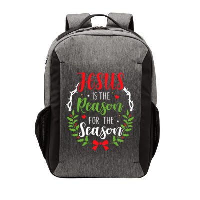 God Jesus Christ Is Reason For The Season Christmas Funny Gift Vector Backpack