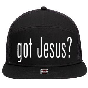 Got Jesus Christian Religion God 7 Panel Mesh Trucker Snapback Hat