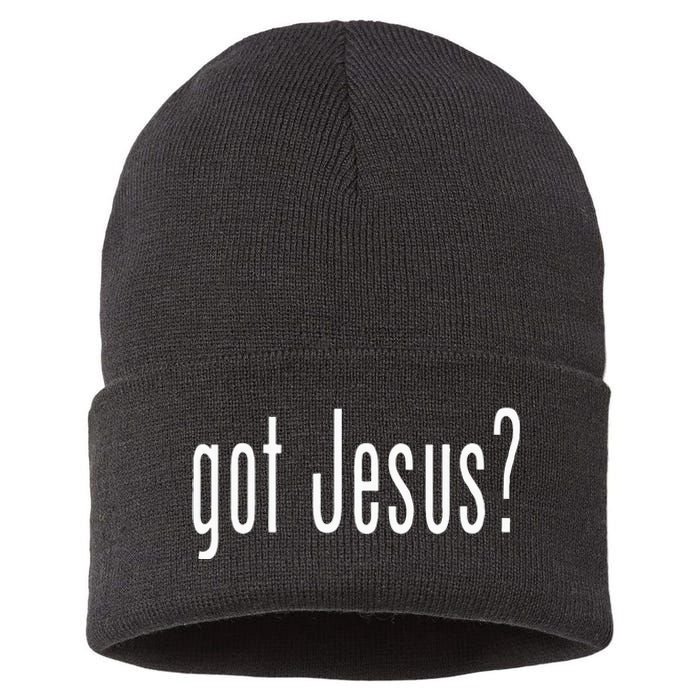 Got Jesus Christian Religion God Sustainable Knit Beanie