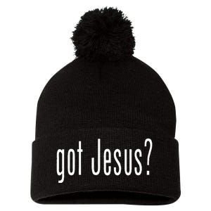 Got Jesus Christian Religion God Pom Pom 12in Knit Beanie