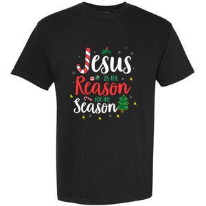 God Jesus Christ Is Reason For The Christmas Season Holiday Garment-Dyed Heavyweight T-Shirt