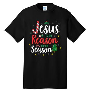 God Jesus Christ Is Reason For The Christmas Season Holiday Tall T-Shirt