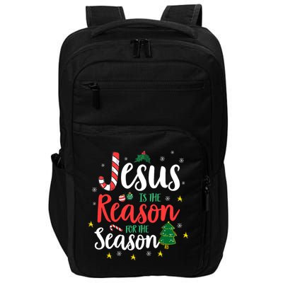 God Jesus Christ Is Reason For The Christmas Season Holiday Impact Tech Backpack