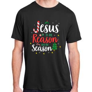 God Jesus Christ Is Reason For The Christmas Season Holiday Adult ChromaSoft Performance T-Shirt