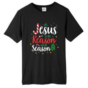 God Jesus Christ Is Reason For The Christmas Season Holiday Tall Fusion ChromaSoft Performance T-Shirt