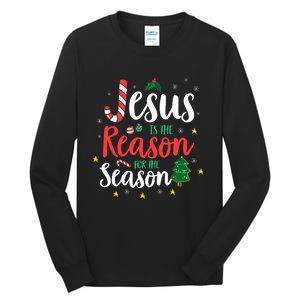 God Jesus Christ Is Reason For The Christmas Season Holiday Tall Long Sleeve T-Shirt