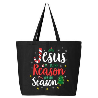 God Jesus Christ Is Reason For The Christmas Season Holiday 25L Jumbo Tote