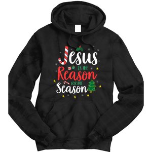 God Jesus Christ Is Reason For The Christmas Season Holiday Tie Dye Hoodie