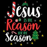 God Jesus Christ Is Reason For The Christmas Season Holiday Tank Top