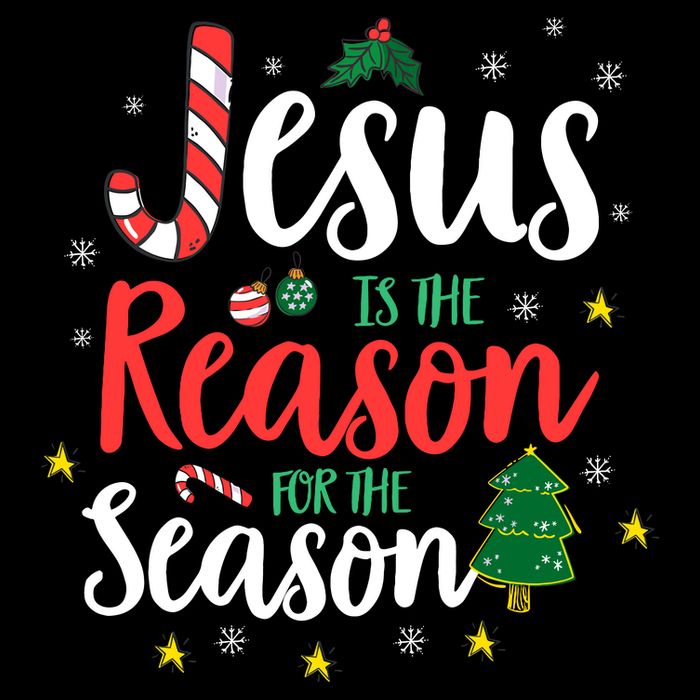 God Jesus Christ Is Reason For The Christmas Season Holiday Tank Top