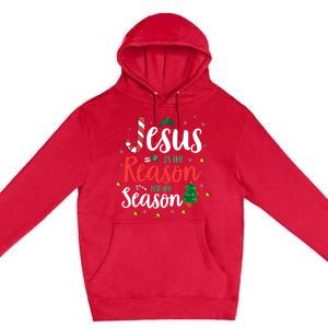 God Jesus Christ Is Reason For The Christmas Season Holiday Premium Pullover Hoodie