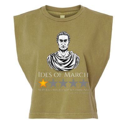 Gaius Julius Caesar Ides Of March Ancient Rome Meme Garment-Dyed Women's Muscle Tee