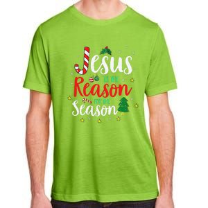 God Jesus Christ Is Reason For The Christmas Season Holiday Adult ChromaSoft Performance T-Shirt