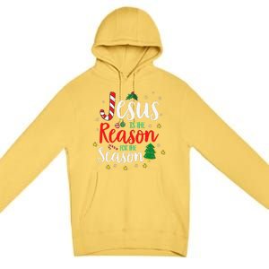 God Jesus Christ Is Reason For The Christmas Season Holiday Premium Pullover Hoodie