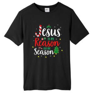 God Jesus Christ Is Reason For The Christmas Season Holiday Tall Fusion ChromaSoft Performance T-Shirt