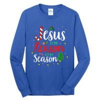 God Jesus Christ Is Reason For The Christmas Season Holiday Tall Long Sleeve T-Shirt