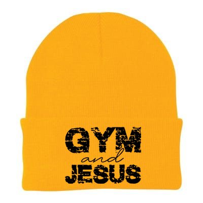 Gym & Jesus Christian Workout Fitness Knit Cap Winter Beanie