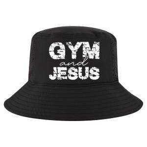 Gym & Jesus Christian Workout Fitness Cool Comfort Performance Bucket Hat