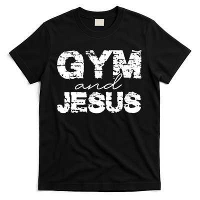 Gym & Jesus Christian Workout Fitness T-Shirt