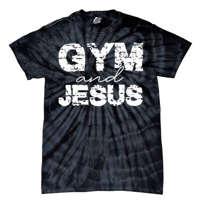 Gym & Jesus Christian Workout Fitness Tie-Dye T-Shirt