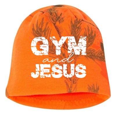 Gym & Jesus Christian Workout Fitness Kati - Camo Knit Beanie