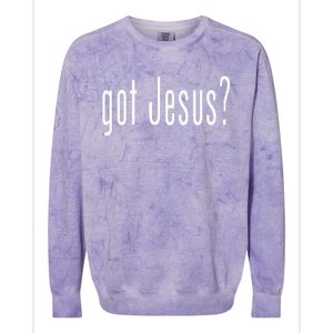 Got Jesus Christian Religion God Colorblast Crewneck Sweatshirt