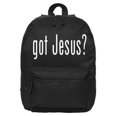 Got Jesus Christian Religion God 16 in Basic Backpack