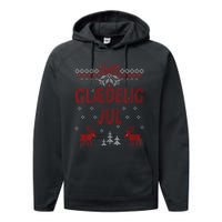 Glaedelig Jul Danish Merry Christmas Gift Idea Performance Fleece Hoodie