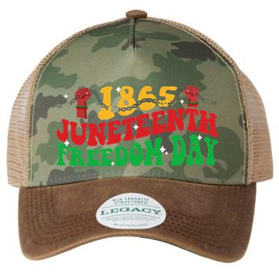 Groovy Juneteenth Freedom Day 1865 Freeish African American Legacy Tie Dye Trucker Hat