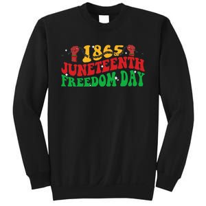 Groovy Juneteenth Freedom Day 1865 Freeish African American Sweatshirt