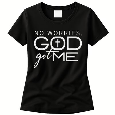God Jesus Got Me Christian Motivational Church Faith Womens T-Shirt