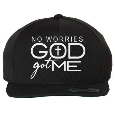 God Jesus Got Me Christian Motivational Church Faith Wool Snapback Cap