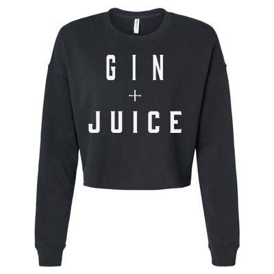 Gin + Juice Cropped Pullover Crew