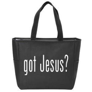 Got Jesus Got Religion Jesus Saves Christianity Zip Tote Bag