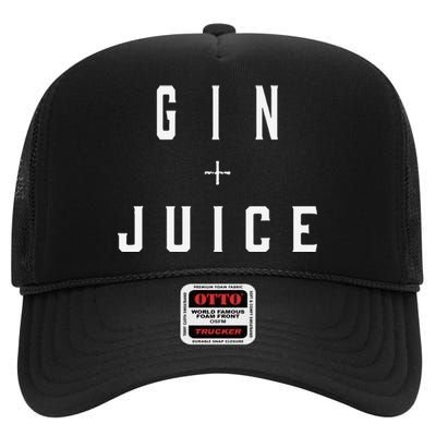 Gin + Juice High Crown Mesh Back Trucker Hat