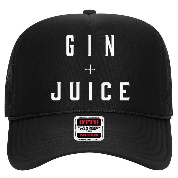 Gin + Juice High Crown Mesh Back Trucker Hat