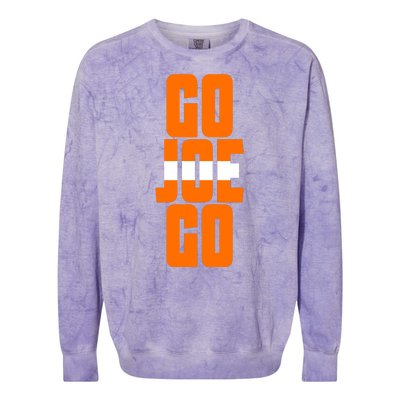 Go Joe Go Cleveland Football Colorblast Crewneck Sweatshirt