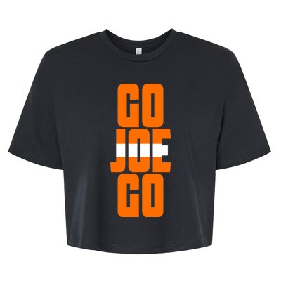 Go Joe Go Cleveland Football Bella+Canvas Jersey Crop Tee