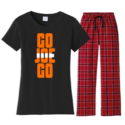 Go Joe Go Cleveland Football Women's Flannel Pajama Set