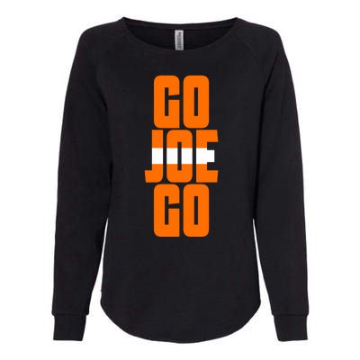 Go Joe Go Cleveland Football Womens California Wash Sweatshirt