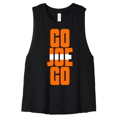 Go Joe Go Cleveland Football Women's Racerback Cropped Tank