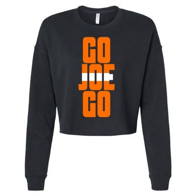 Go Joe Go Cleveland Football Cropped Pullover Crew